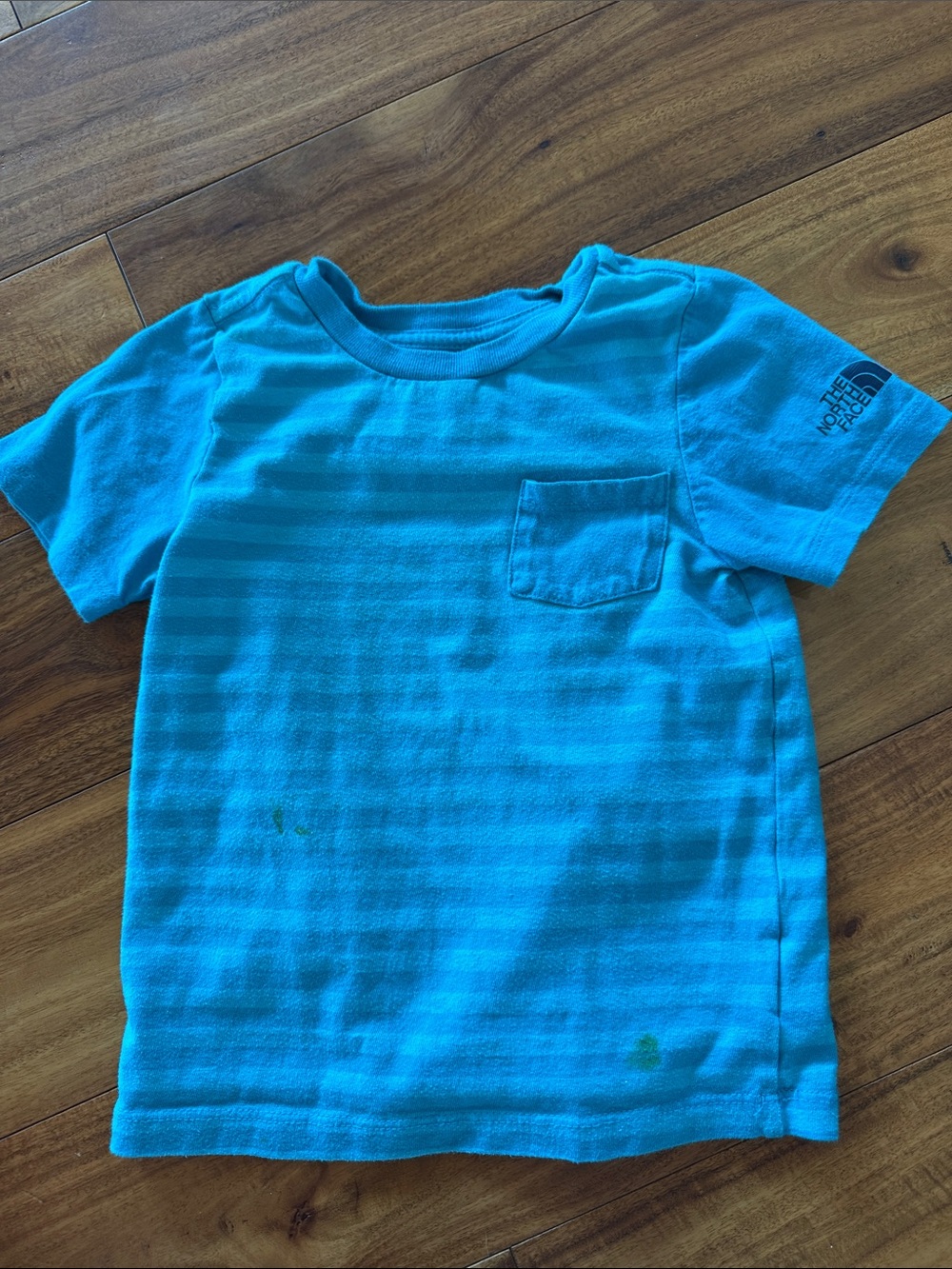 The North Face Toddler Short Sleeve Pocket Tee - Turquoise Blue